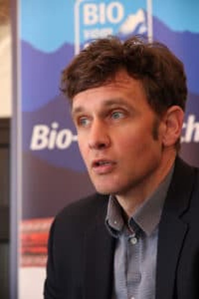 BIO vom BERG Geschäftsführer Björn Rasmus freut sich über das starke Zeichen der Solidarität von MPREIS.