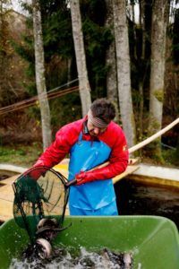 Das Fischrestaurant Sicher in Tainach bezieht auschließlich selbst erzeugte Produkte oder von regionalen Betrieben.
