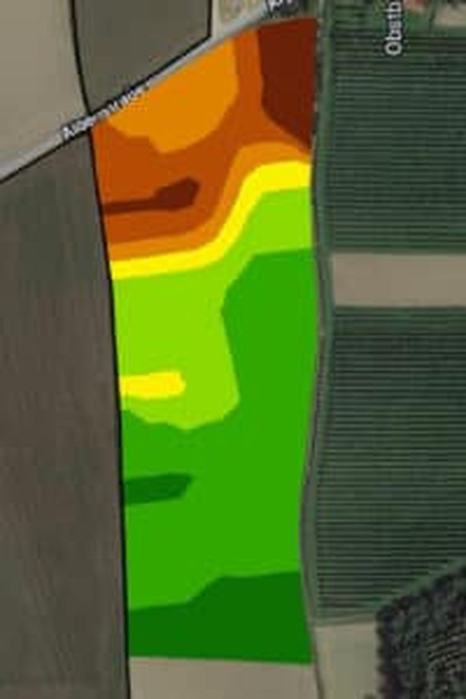 Kartierung mittels Satellitendaten.