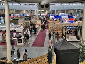 Blick in die Jagd- und Biomassehalle