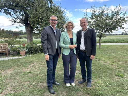 Franz Waldenberger, Margit Ziegelbäck und Leopold Käferböck.