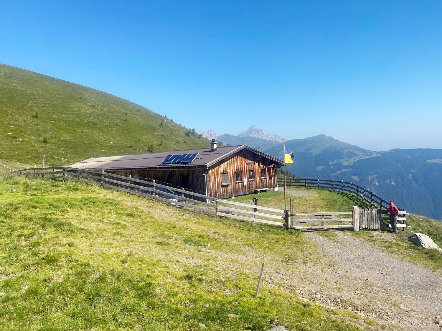 Nah am Himmel: die Vallmeritzalm nahe dem Nösslachjoch