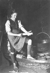 Almgrüße von der Unterinntaler Sennerin, um 1910