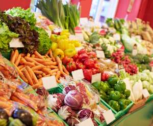 Frischware im Supermarkt