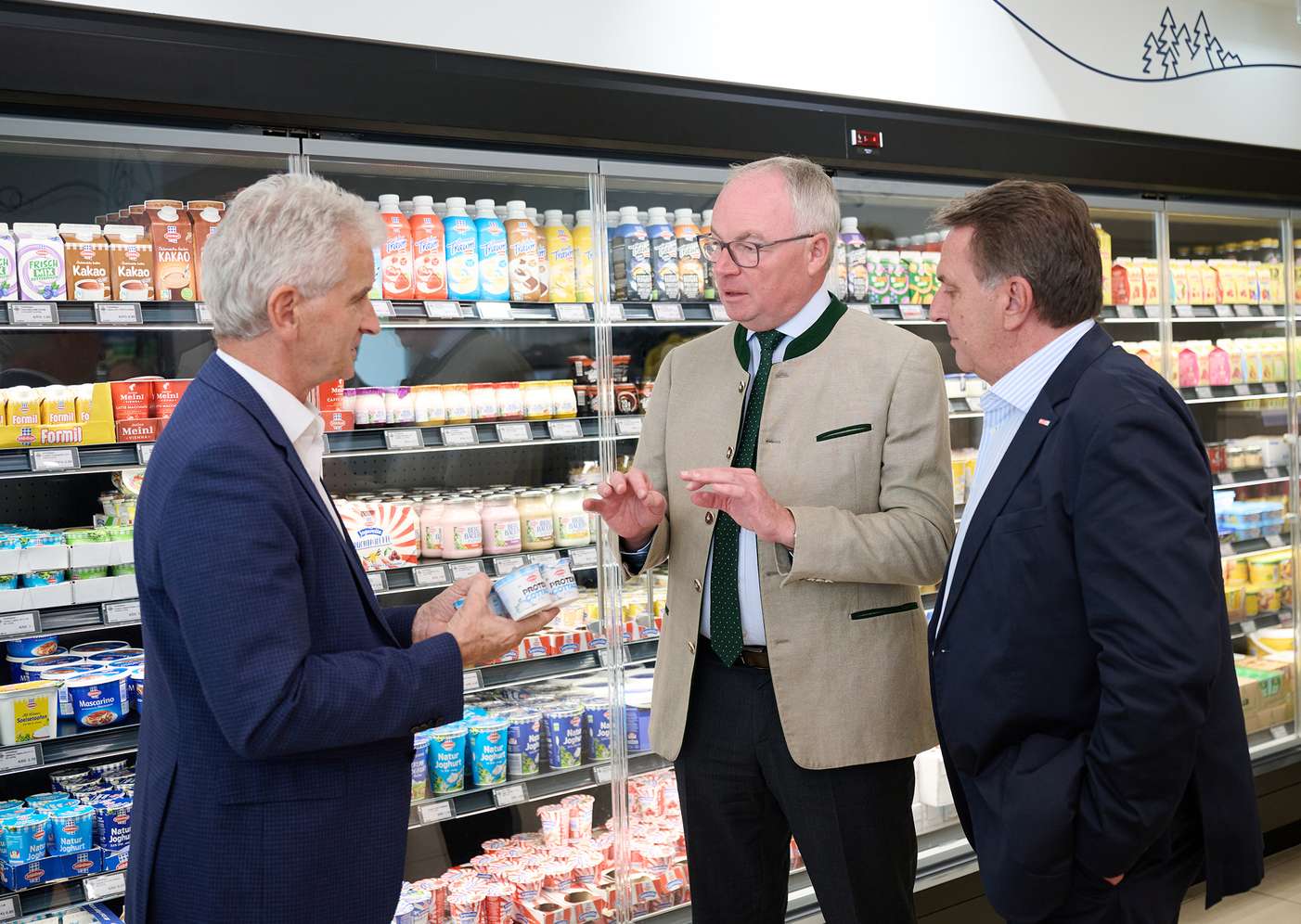 Josef Braunshofer, Stephan Pernkopf und Wolfgang Ecker