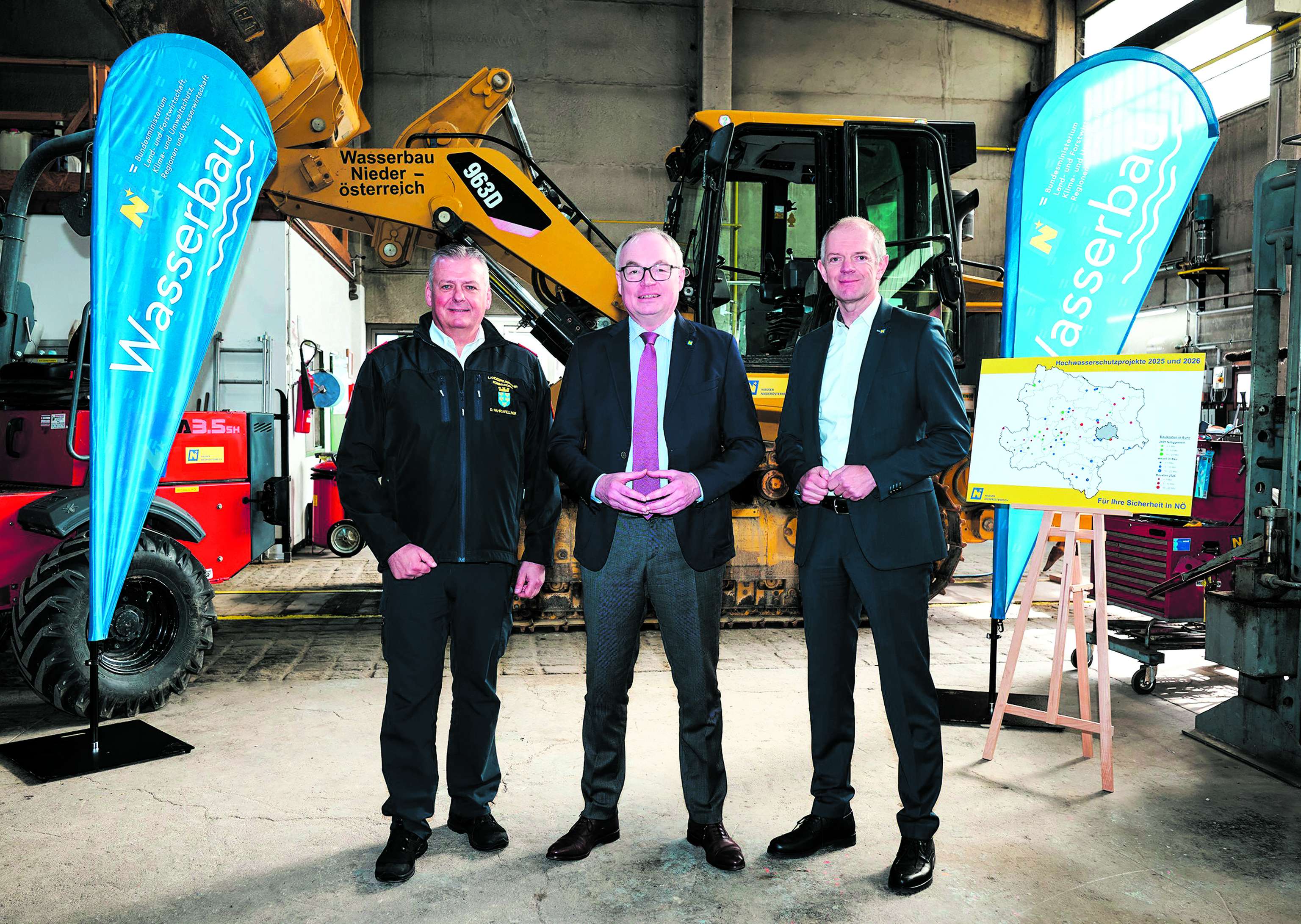 Dietmar Fahrafellner, Stephan Pernkopf und Martin Angelmaier