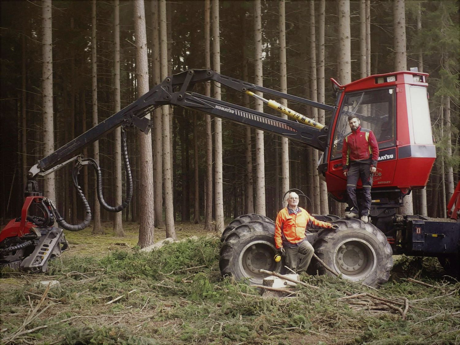 Maschinen und Arbeitskräfte