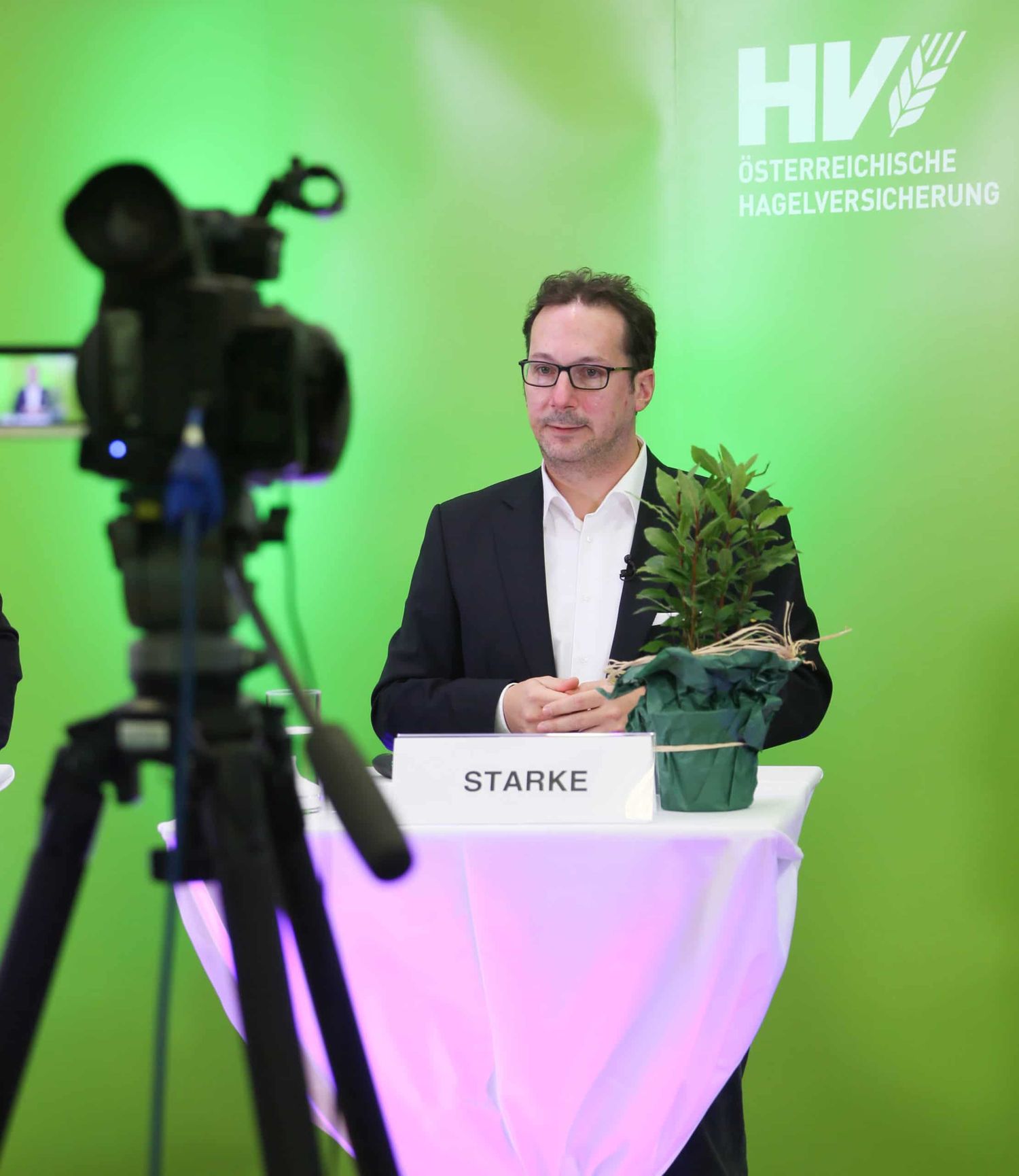 Holger Starke bei seinen Ausführungen im Hagel-Webinar
FOTO: Hagelversicherung