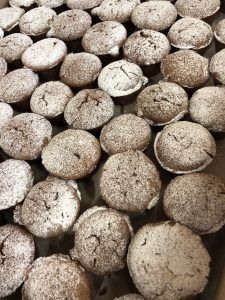 Zum Kosten: Brownies mit Lupinenmehl