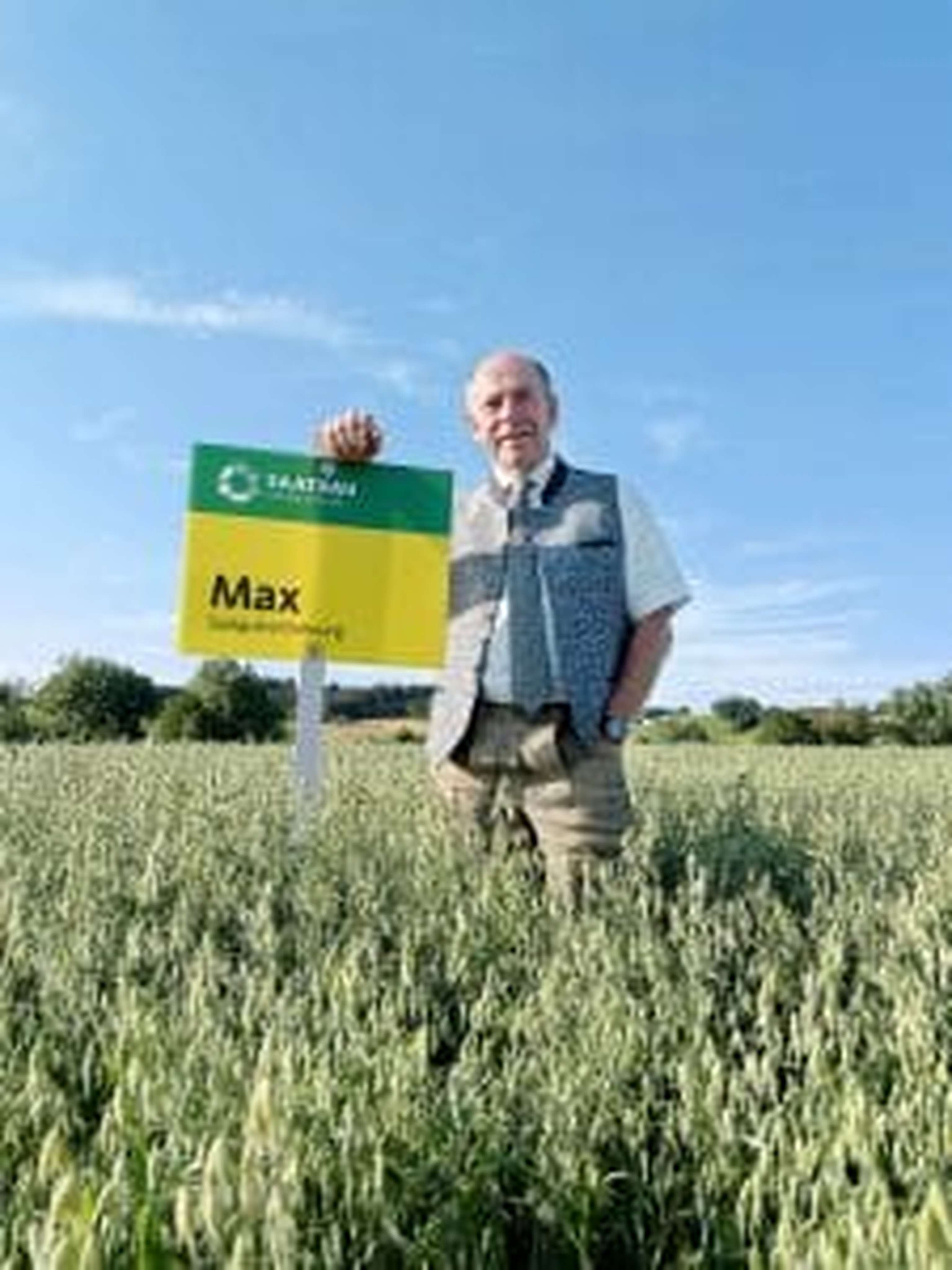 Hiegelsberger vermehrt die Hafersorte „Max“.