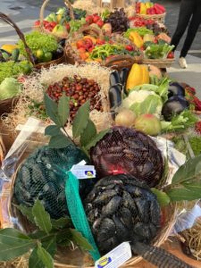 Erntedank mit Meeresfrüchten in Italien