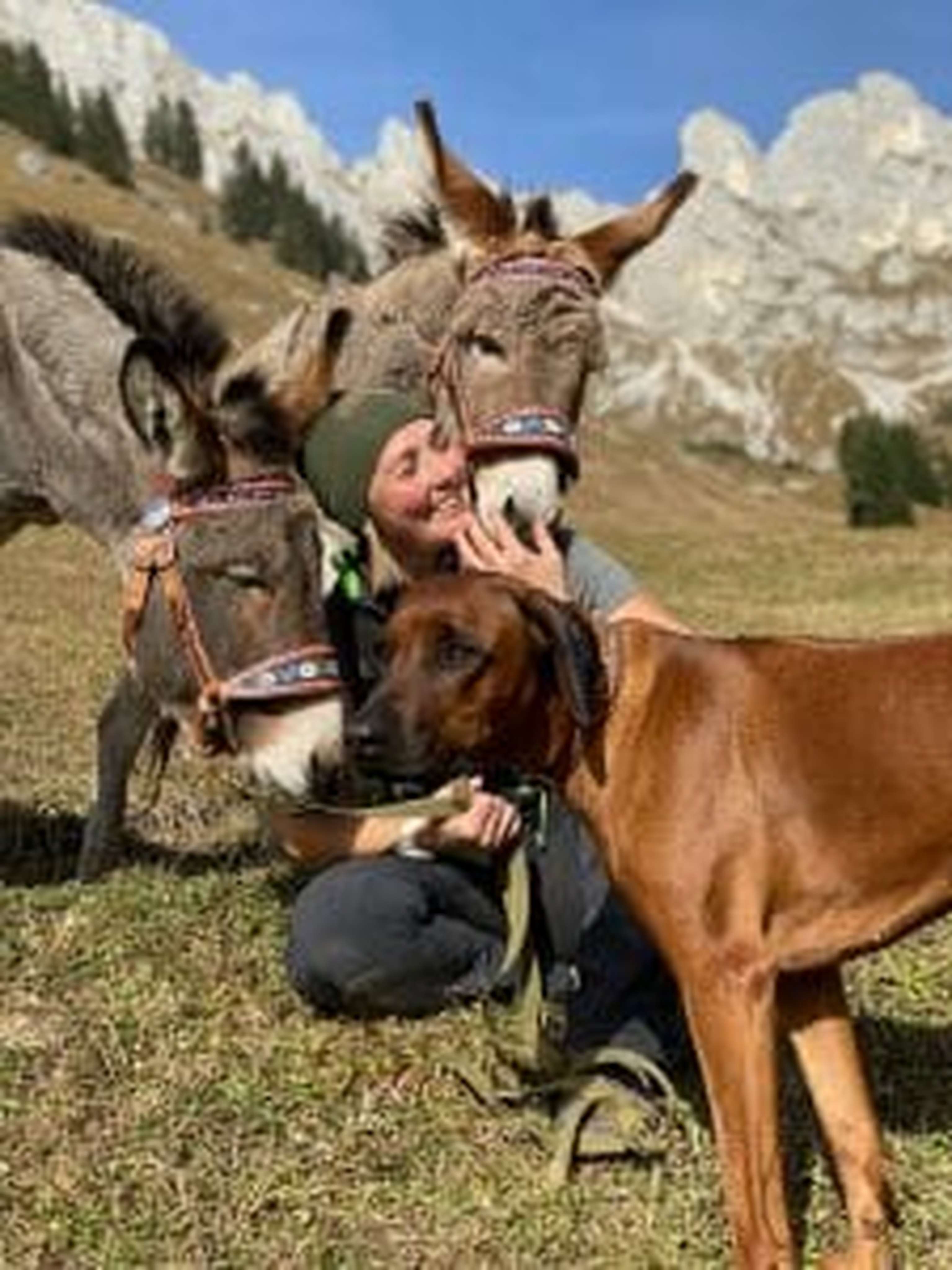 Tier- und Almliebhaberin Karin hat ihren Traumberuf gefunden.