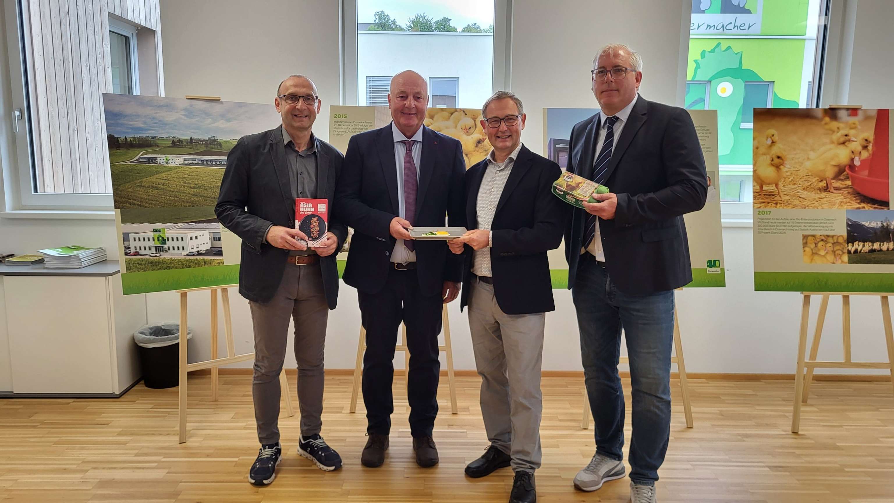 Christian Kraxberger, Manfred Söllradl, Martin Tragler, Jürgen Richter (v.l.)