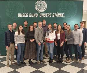 Vorstand der NÖ Bauernbund-Jugend mit Obmann Johannes Baumgartner