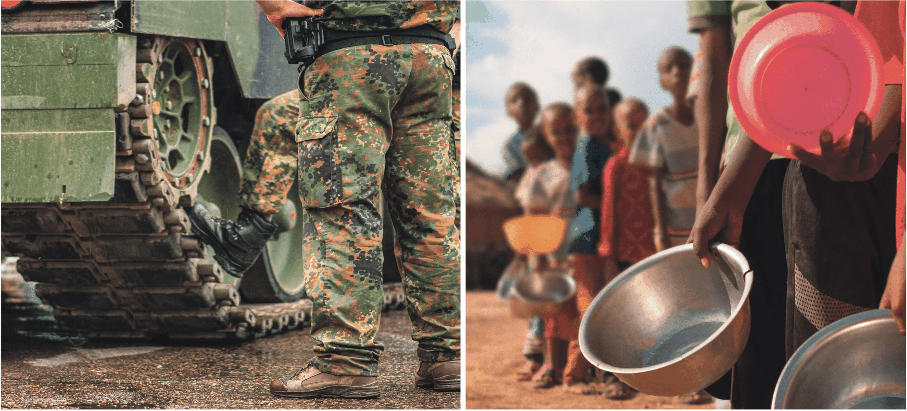Krieg und Hunger