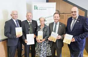 V. l.: Burjan, Falb-Meixner, Riepl, Berlakovich, Glauber