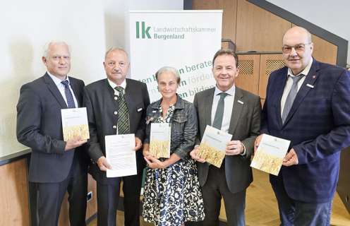 V. l.: Burjan, Falb-Meixner, Riepl, Berlakovich, Glauber