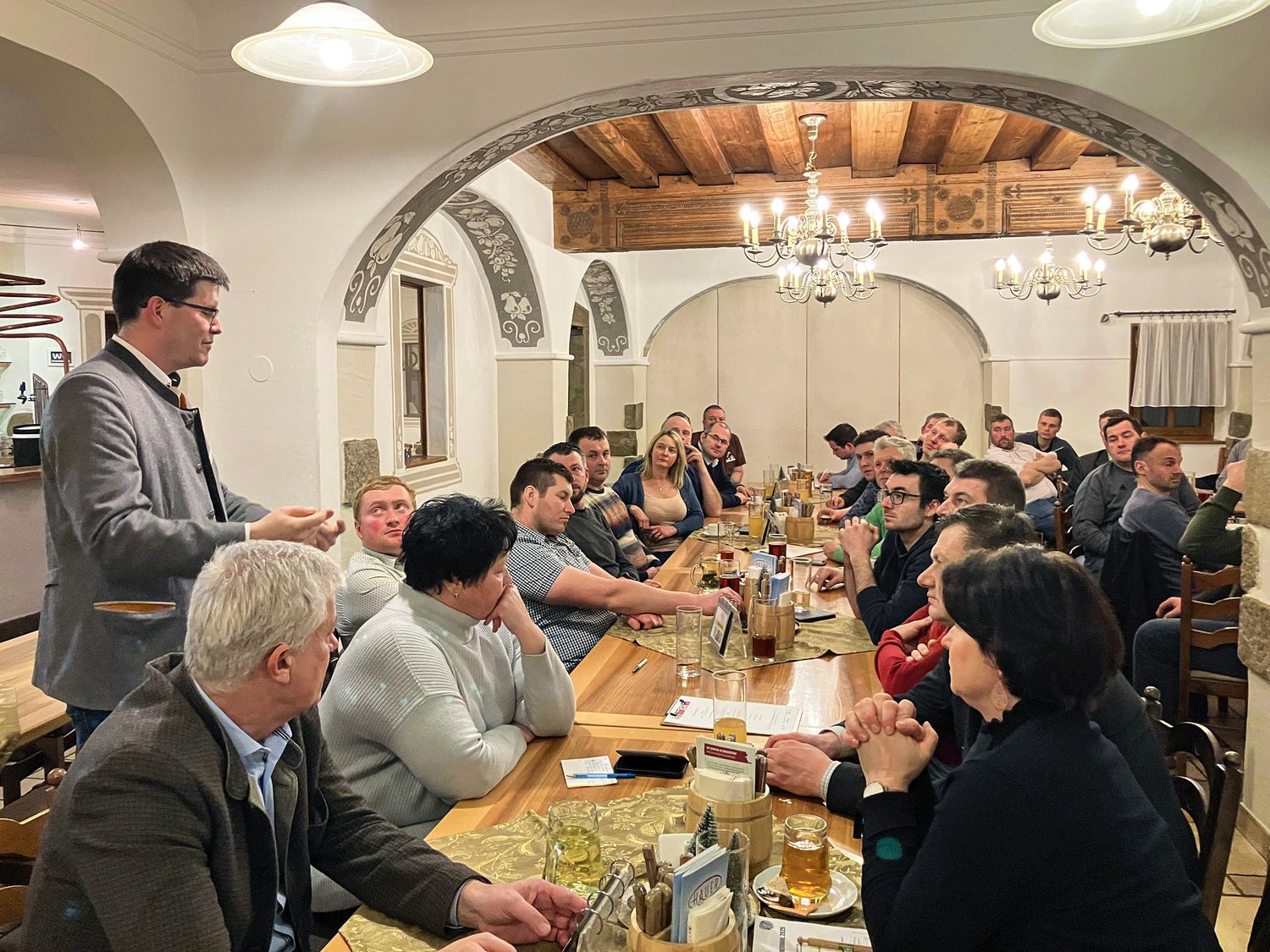 LK-Vizepräsident Mayr präsentierte die Wahlkampagne in Amstetten.