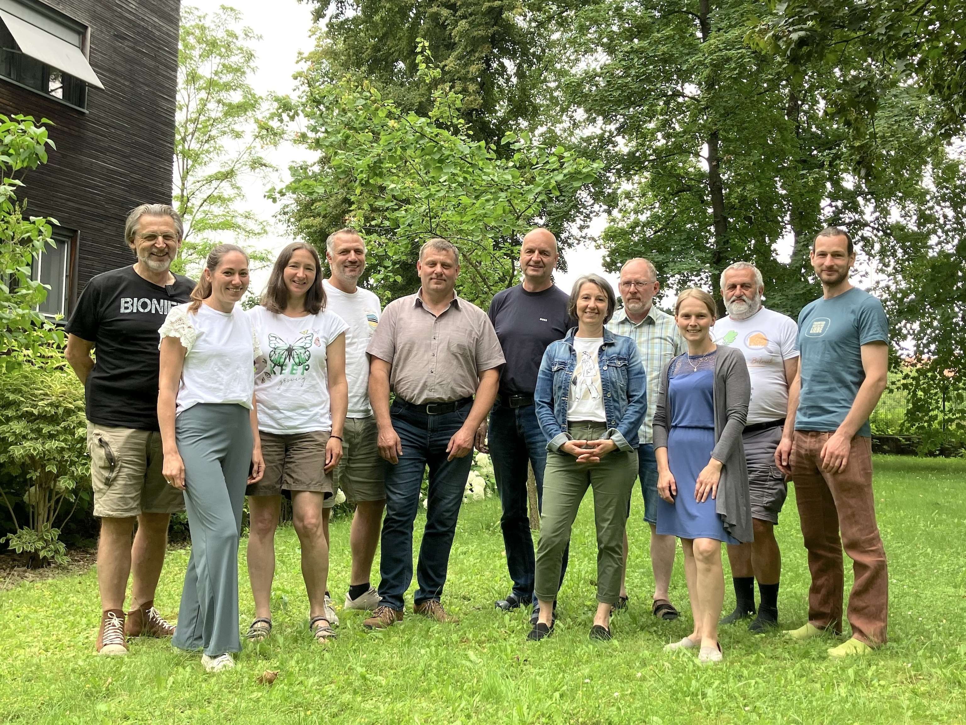 Neuer Vorstand von BIO AUSTRIA NÖ mit Obmann Klingenbrunner (m.).
