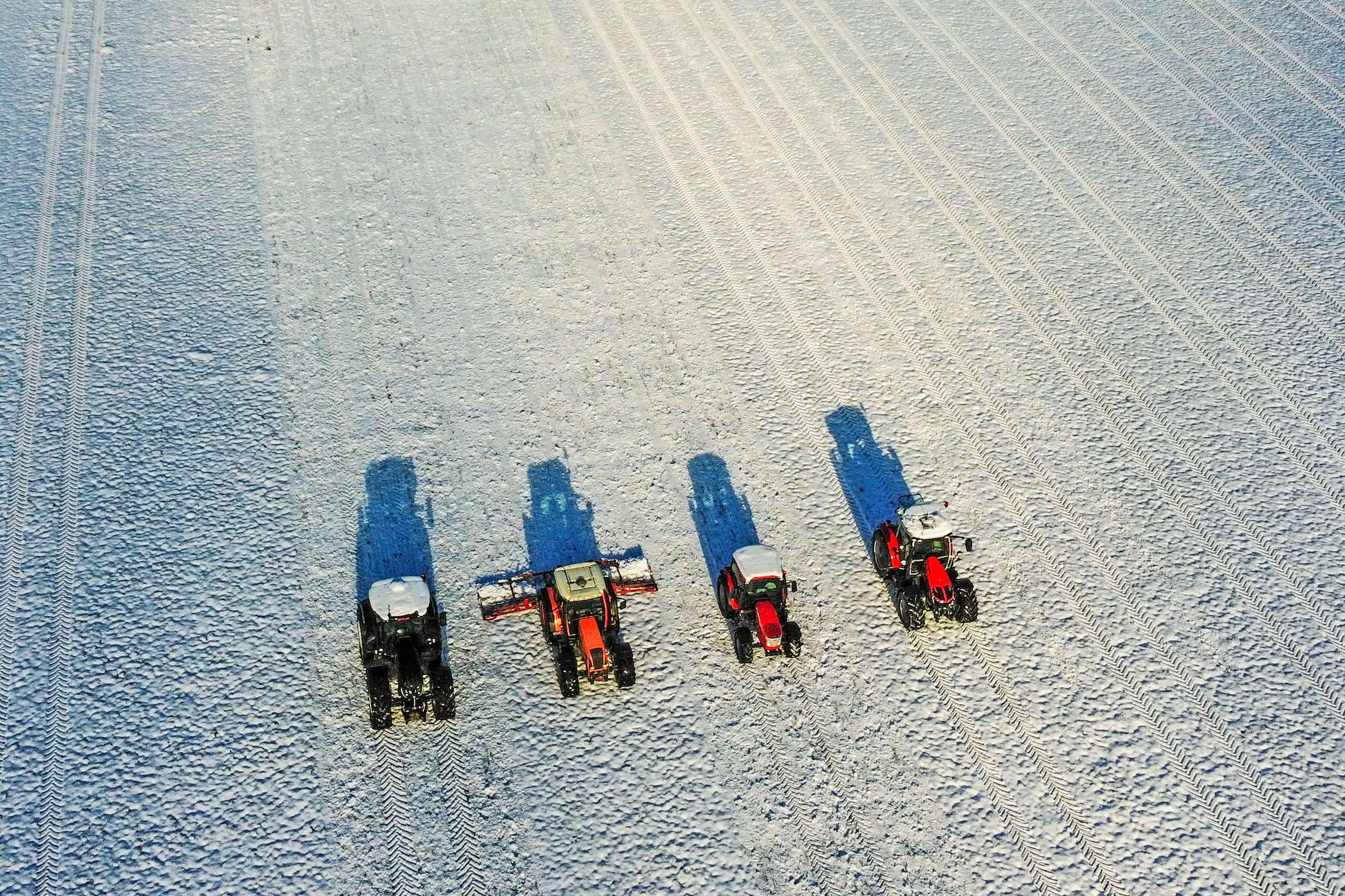 Spuren Im Schnee