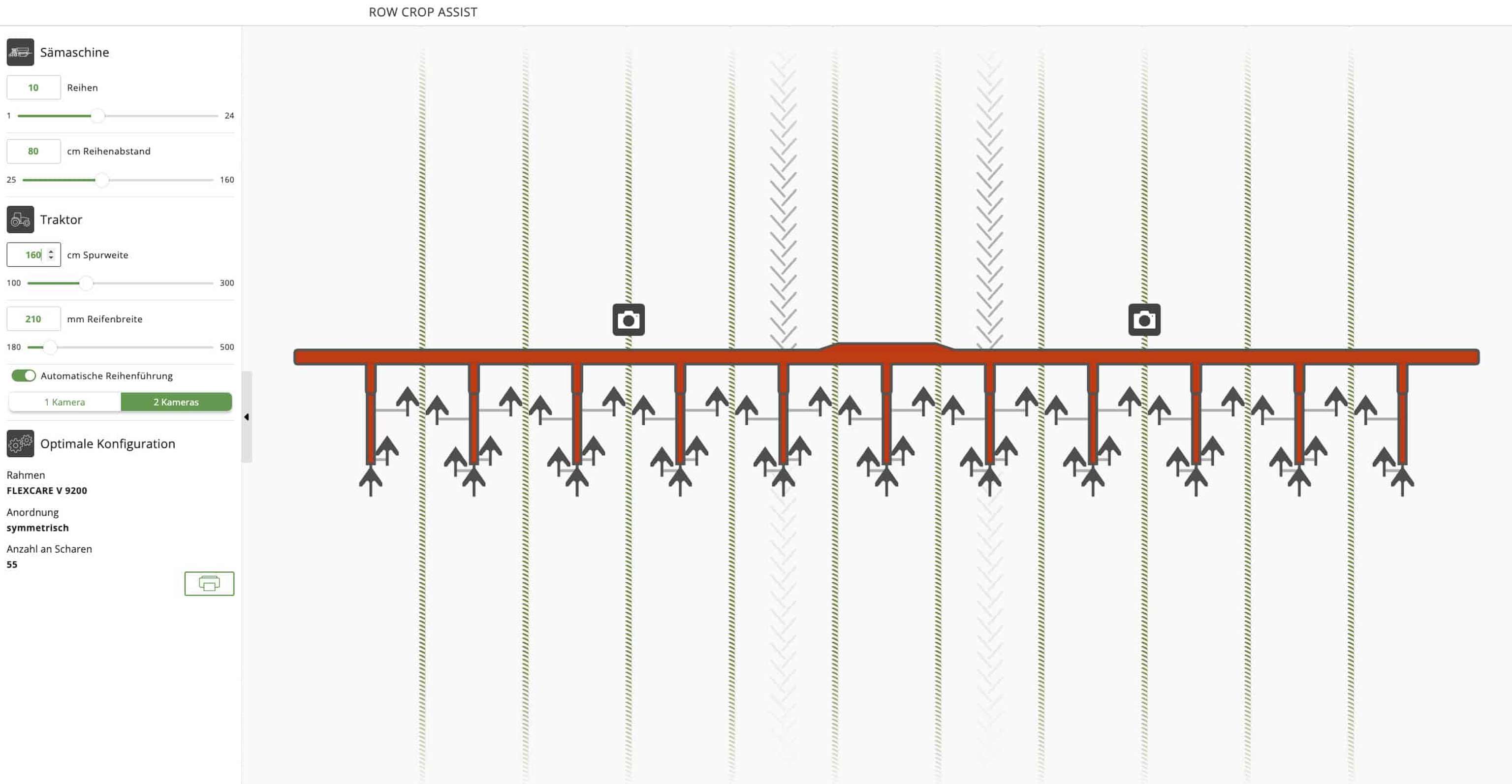 FLEXCARE V 9200 ROW CROP ASSIST