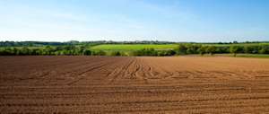 Paysage De Campagne En été Dans La Campagne Française.