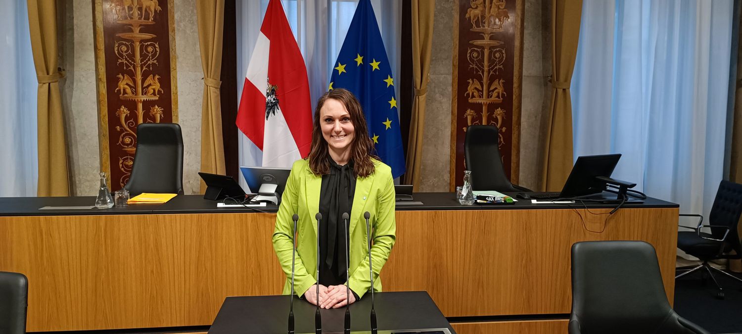 Jahrhunderte lang war Politik reine Männersache: Land- und Forstwirtin Viktoria Hutter wurde am 14. April 2023 als Bundesrätin angelobt.