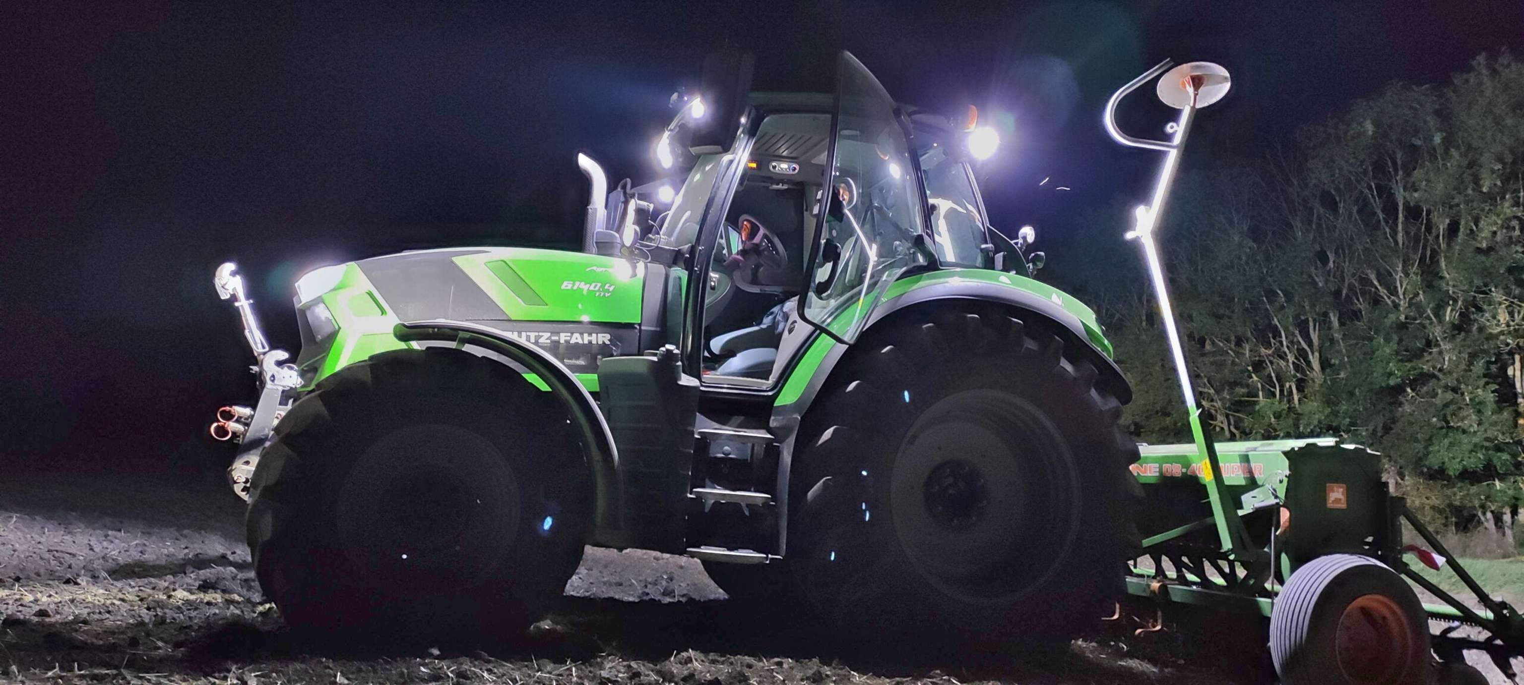 Sehr helle LED-Beleuchtung.