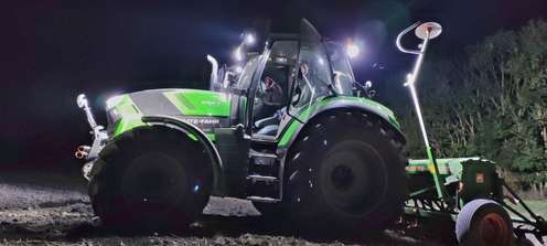 Sehr helle LED-Beleuchtung.