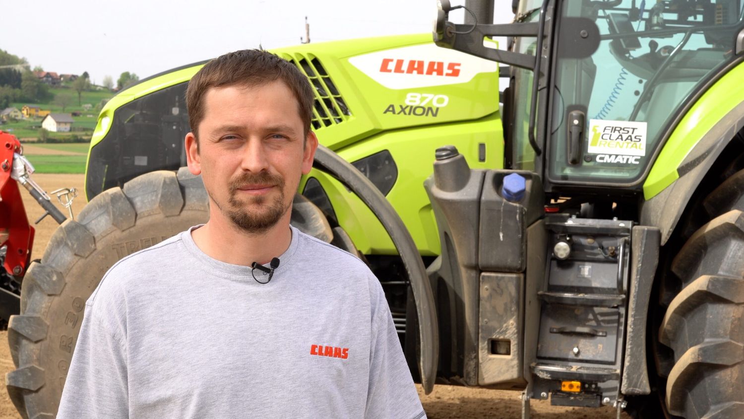 Mehr CLAAS-Power soll Stefan Strohrigl bei der Arbeit helfen.