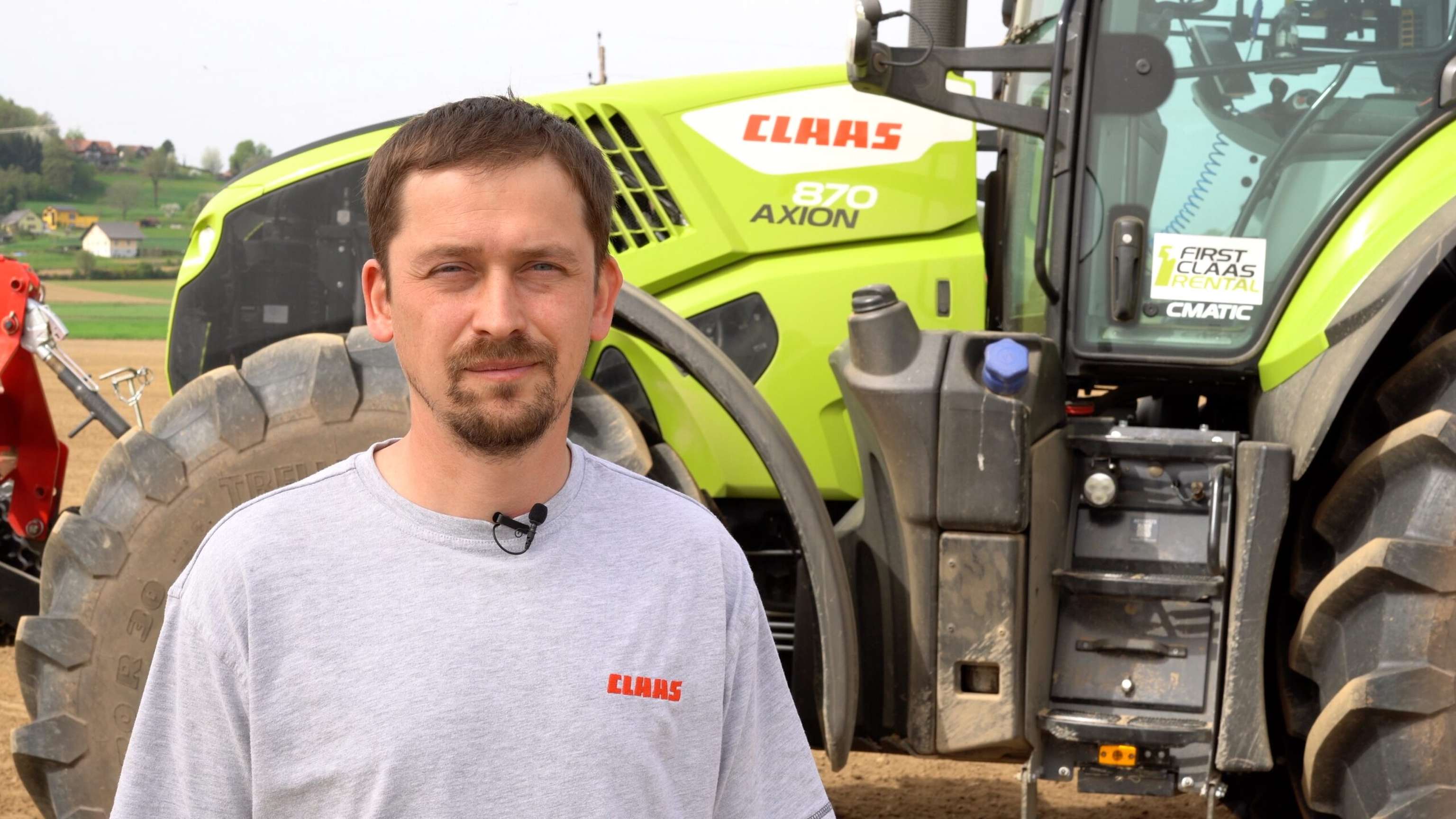 Mehr CLAAS-Power soll Stefan Strohrigl bei der Arbeit helfen.