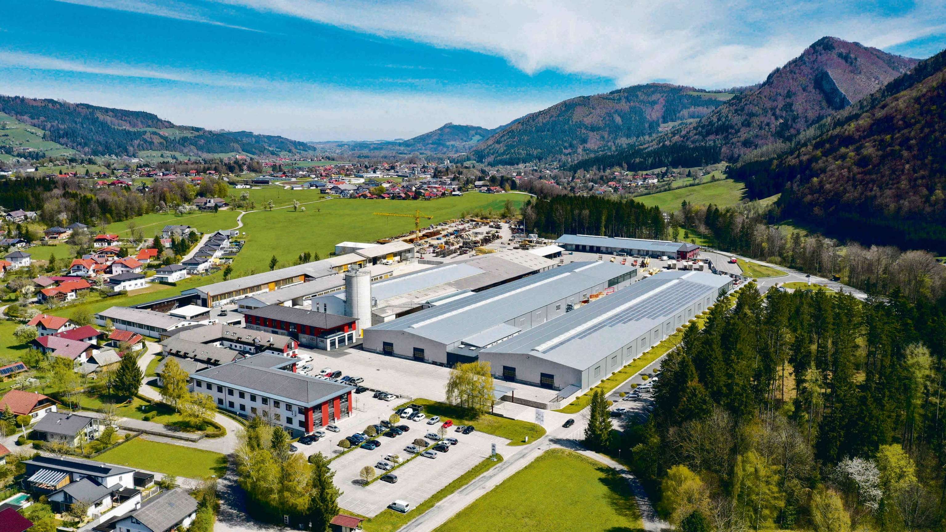 Der Wolf-Unternehmensstandort in Scharnstein