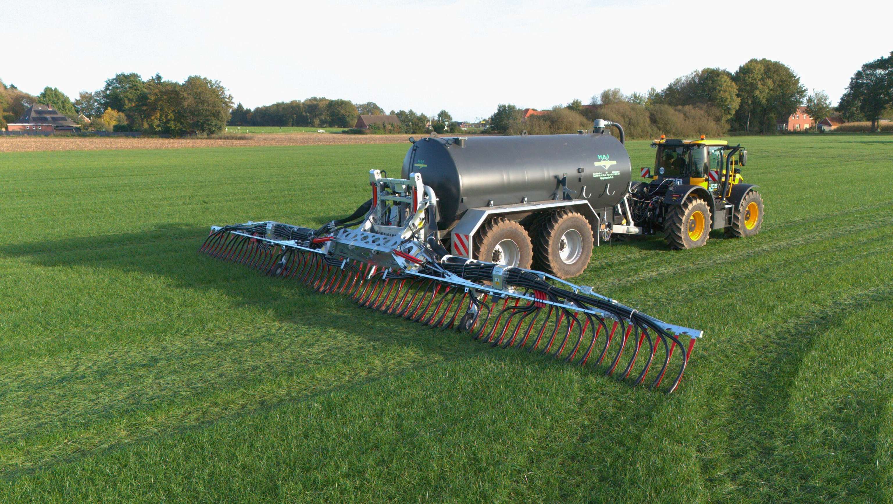 Schleppschuhgestaenge BlackBird 15 Meter Arbeitsbreite