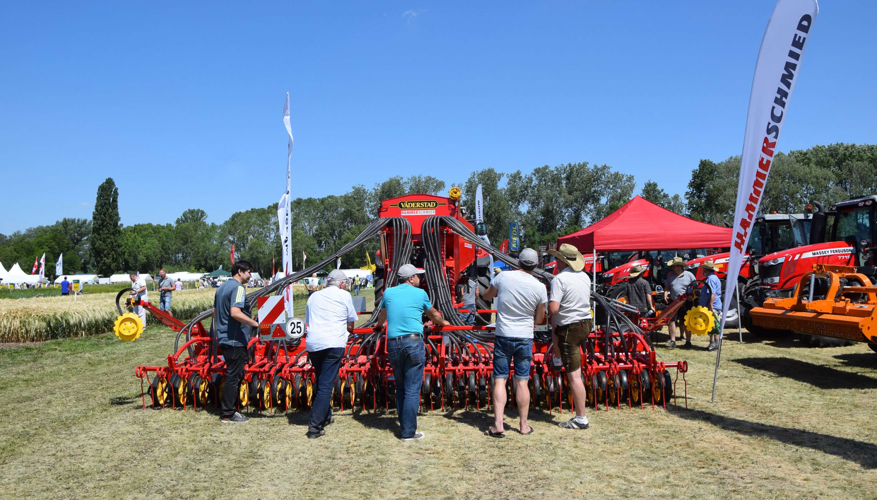 Spannende Neuheiten werden beim Feldtag präsentiert.