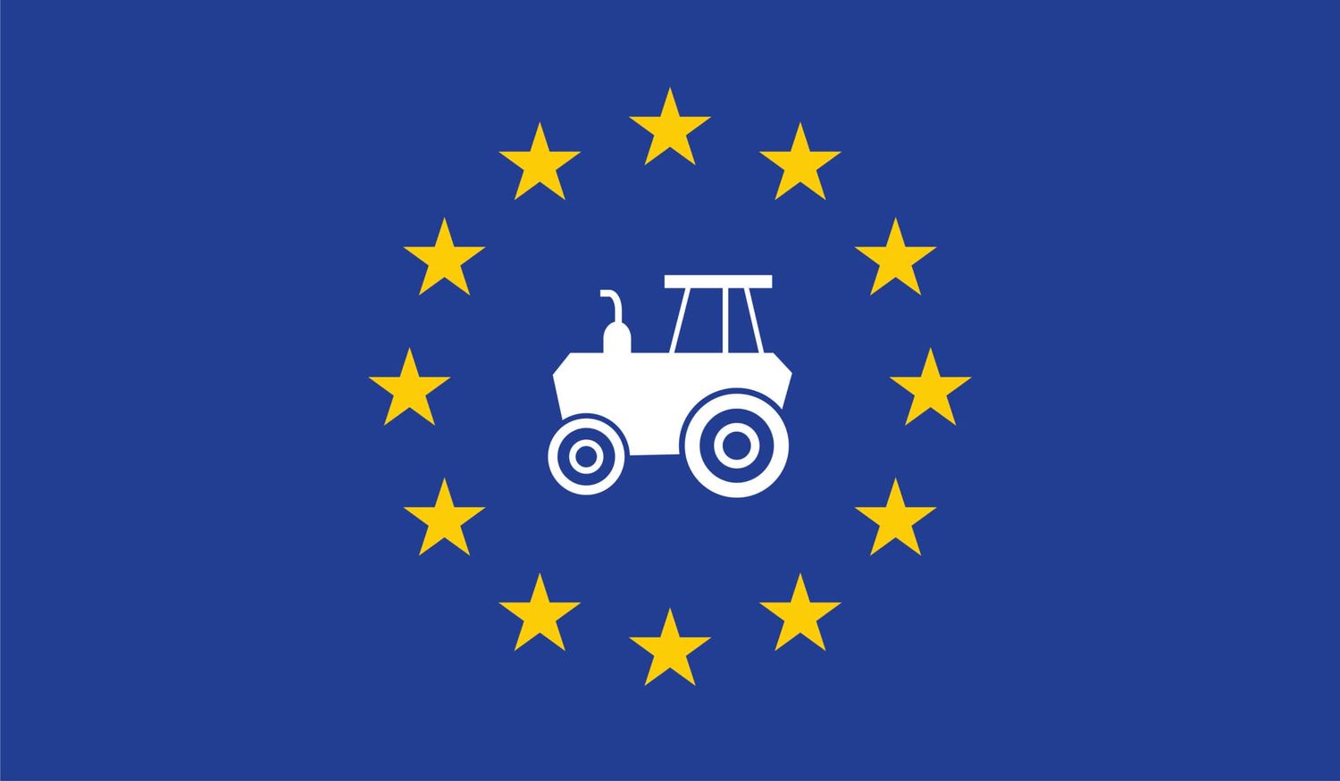 Common Agricultural Policy On EU Flag