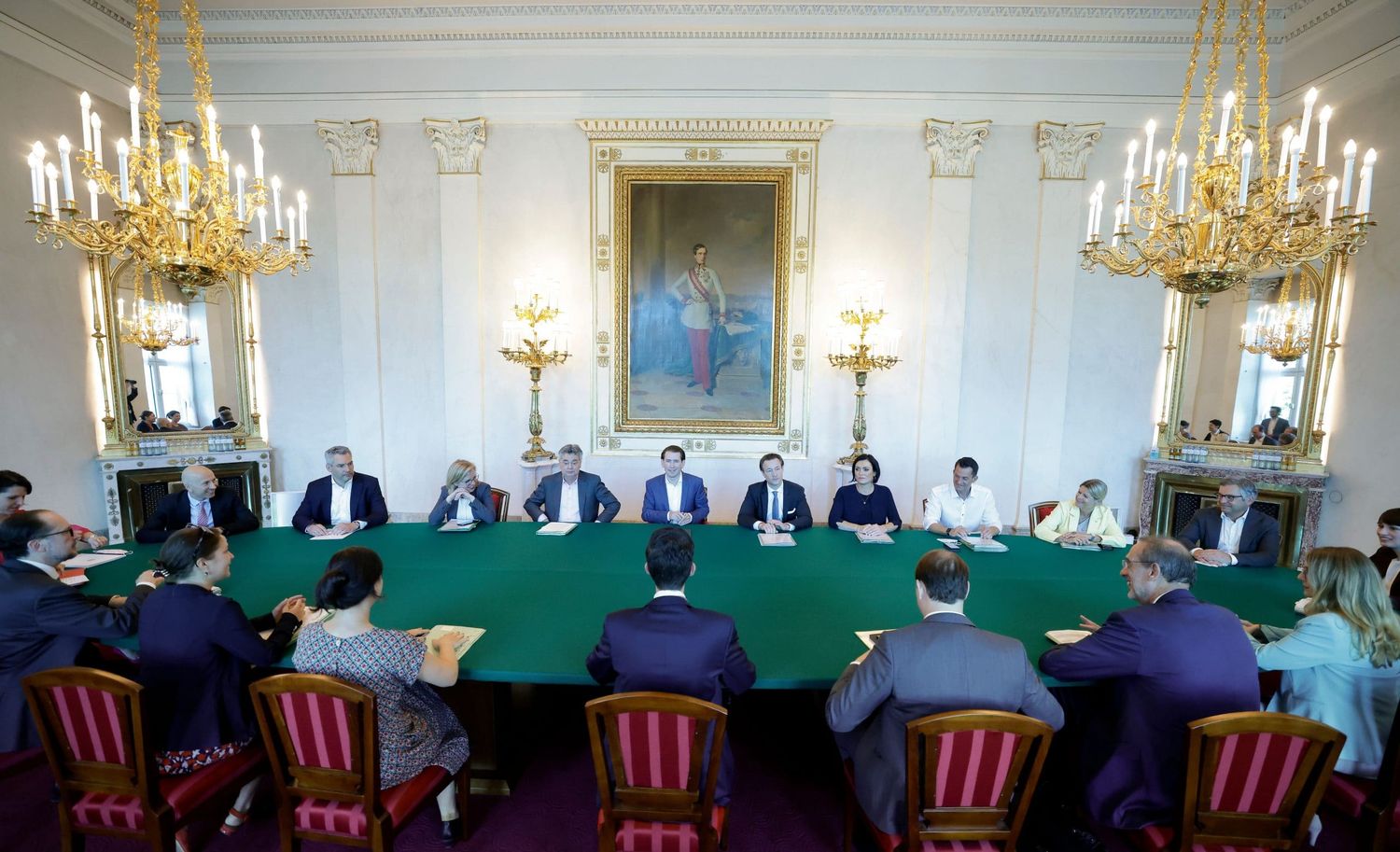 Die VP-Minister betonen: “VP-Beteiligung in Bundesregierung mit mit Kurz als Kanzler“ FOTO: Bundeskanzleramt/Andy Wenzel