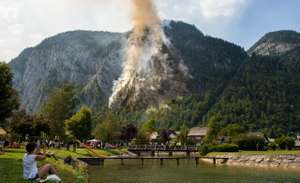 Waldbrand Berggebiet