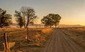 Winter Farm Landscape In The KwaZulu Natal Midlands Region Of South Africa Image With Copy Space