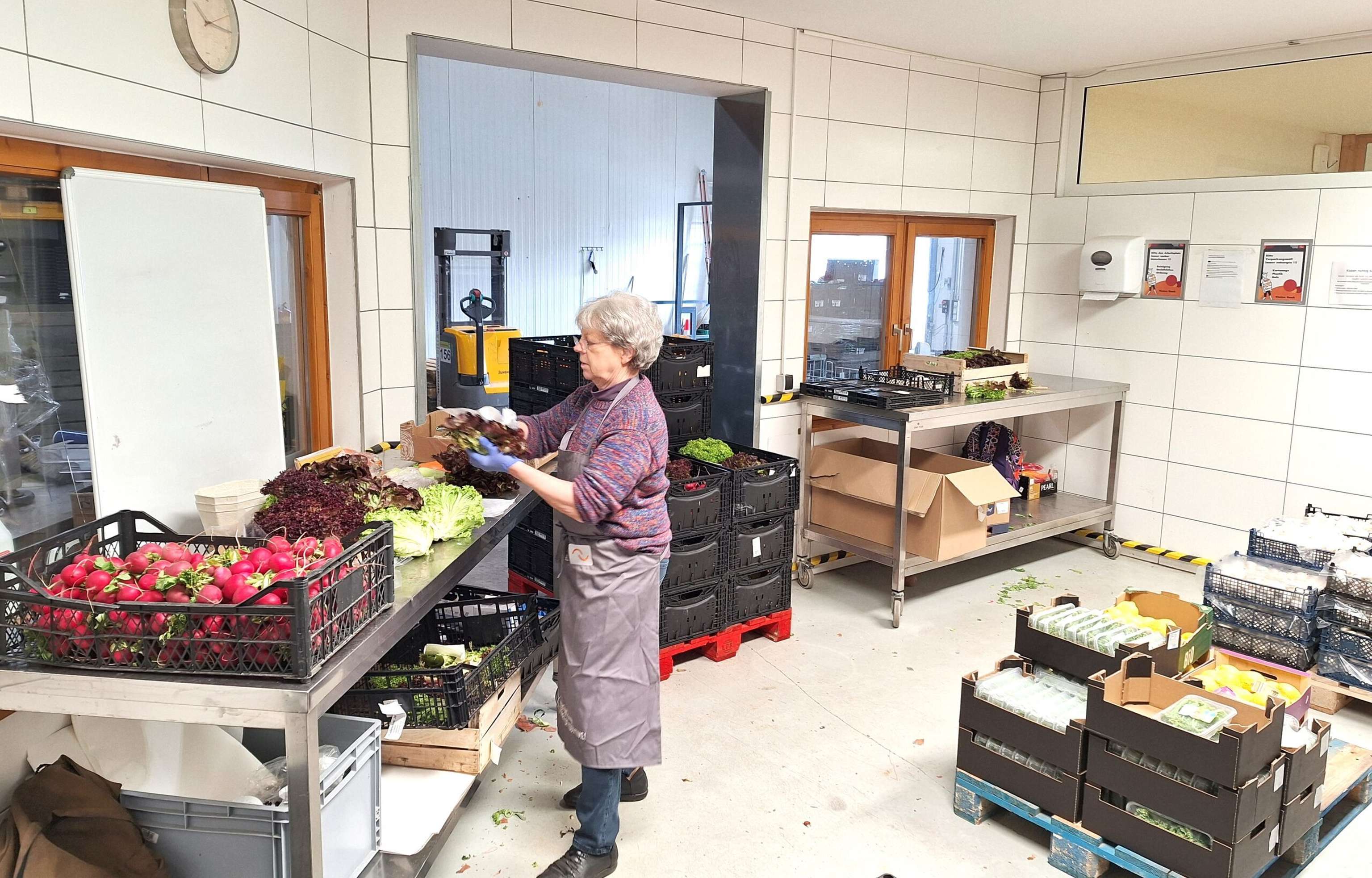 Freiwillige Helferin