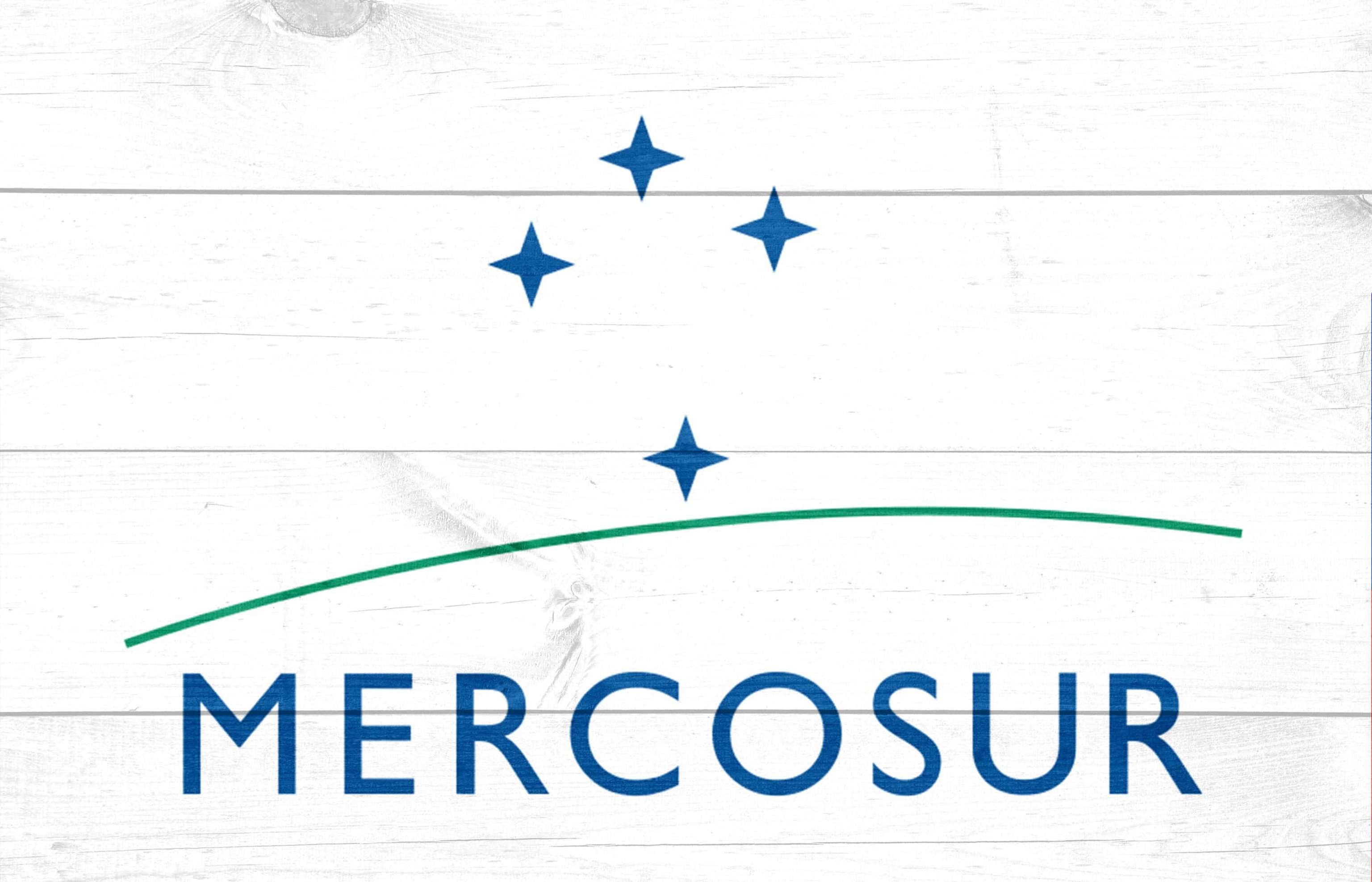 July 16, 2019, Brazil. In This Photo Illustration The Mercosur Soon Appears On A Flag.