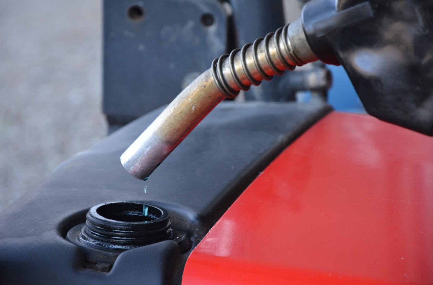 Traktor tanken