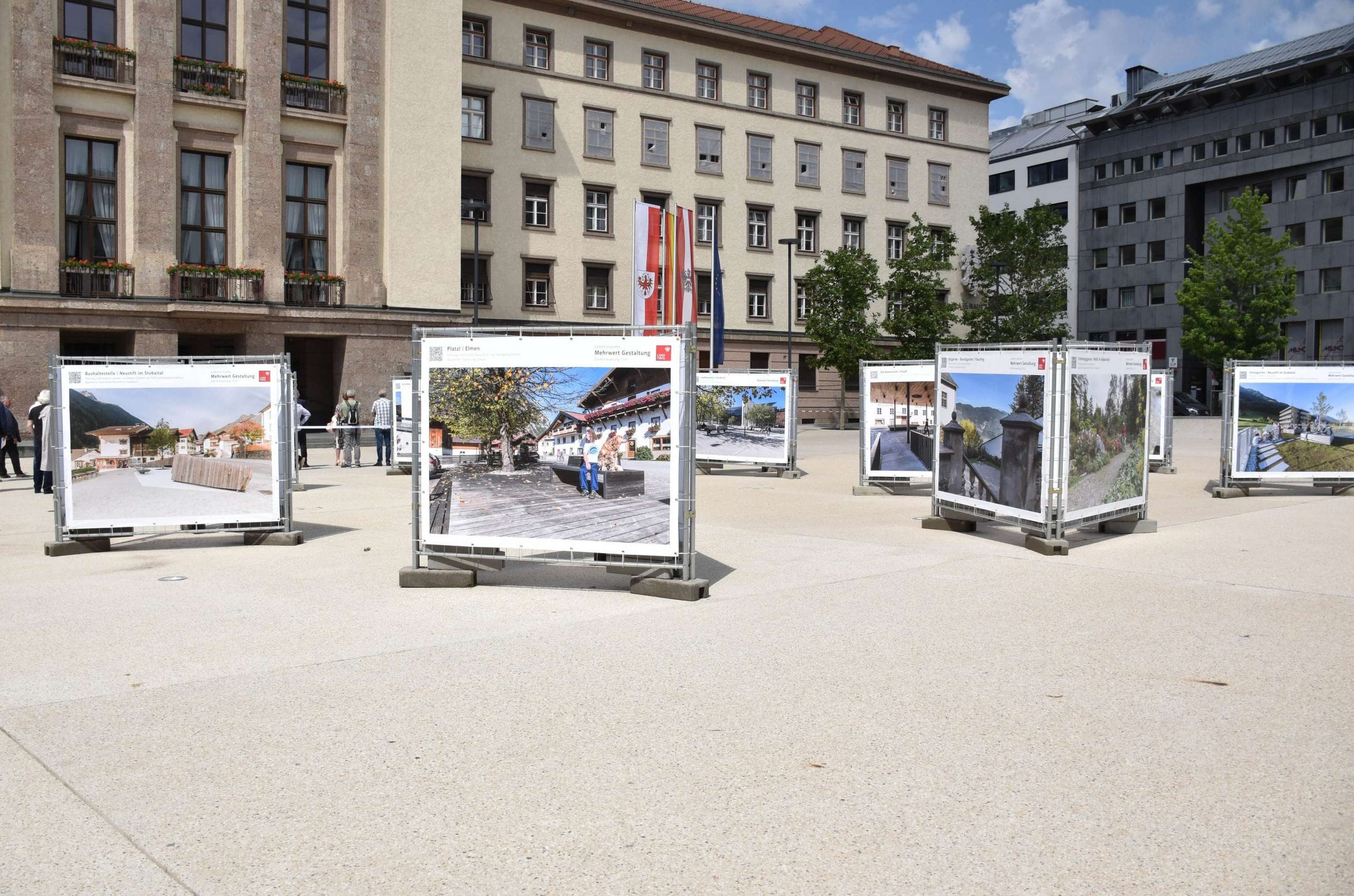 Ausstellung Landhausplatz