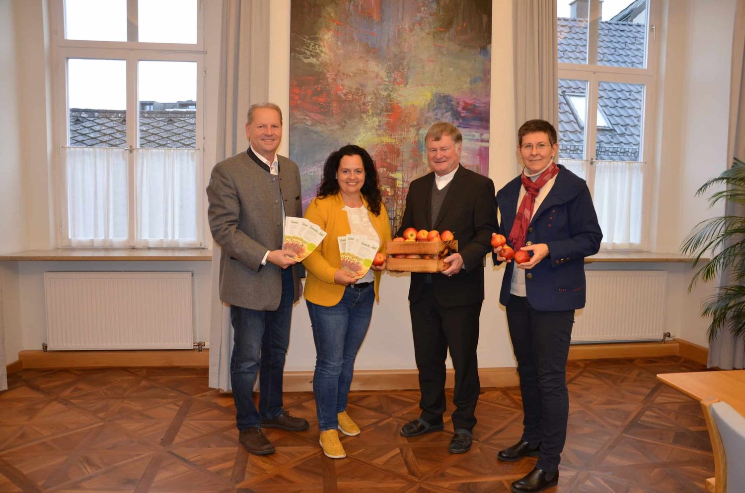 Wolfgang Wallner, Johanna Haider, Bischof Manfred Scheuer, Georgia Naderer