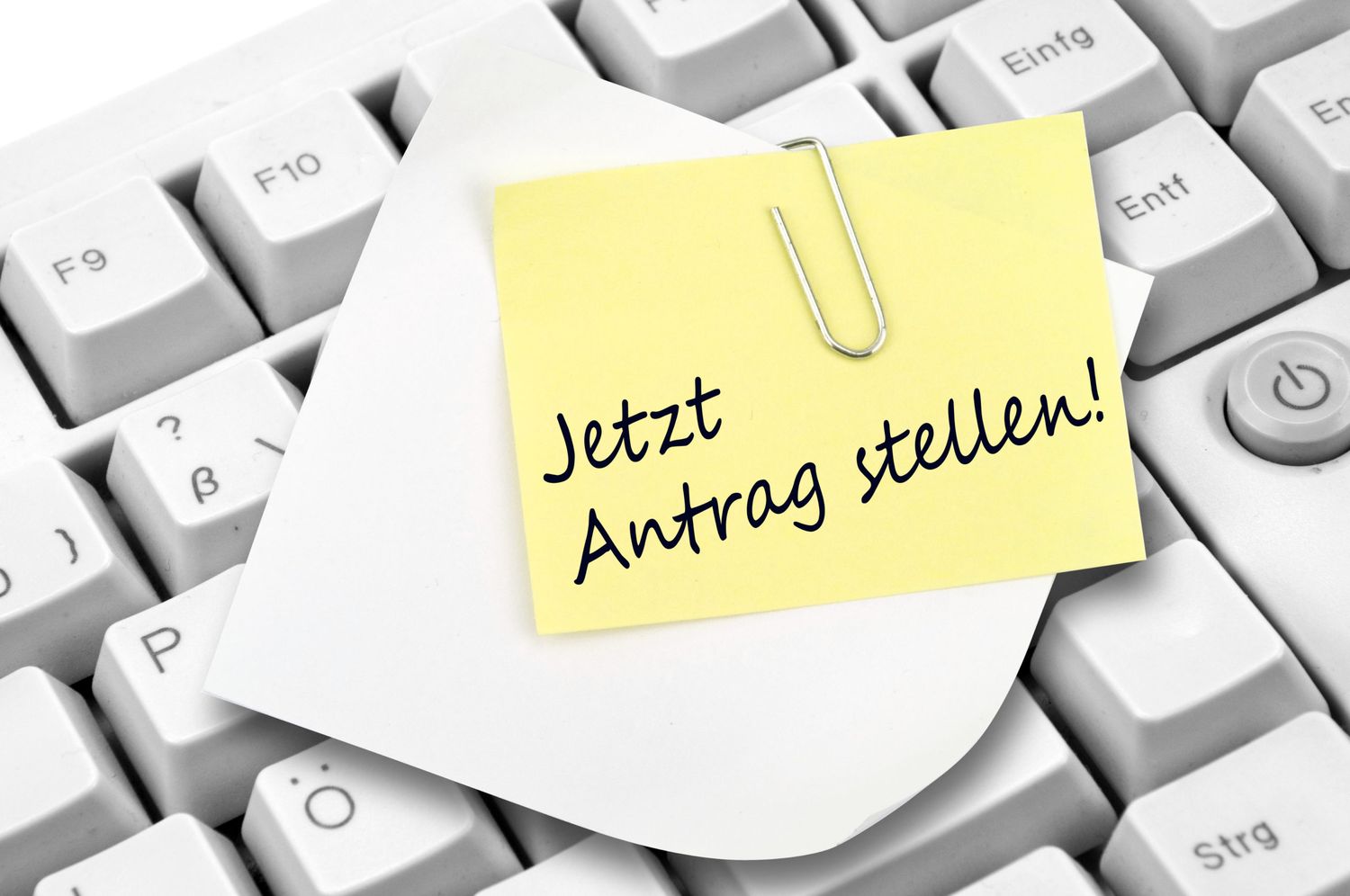 Jetzt Antrag Stellen