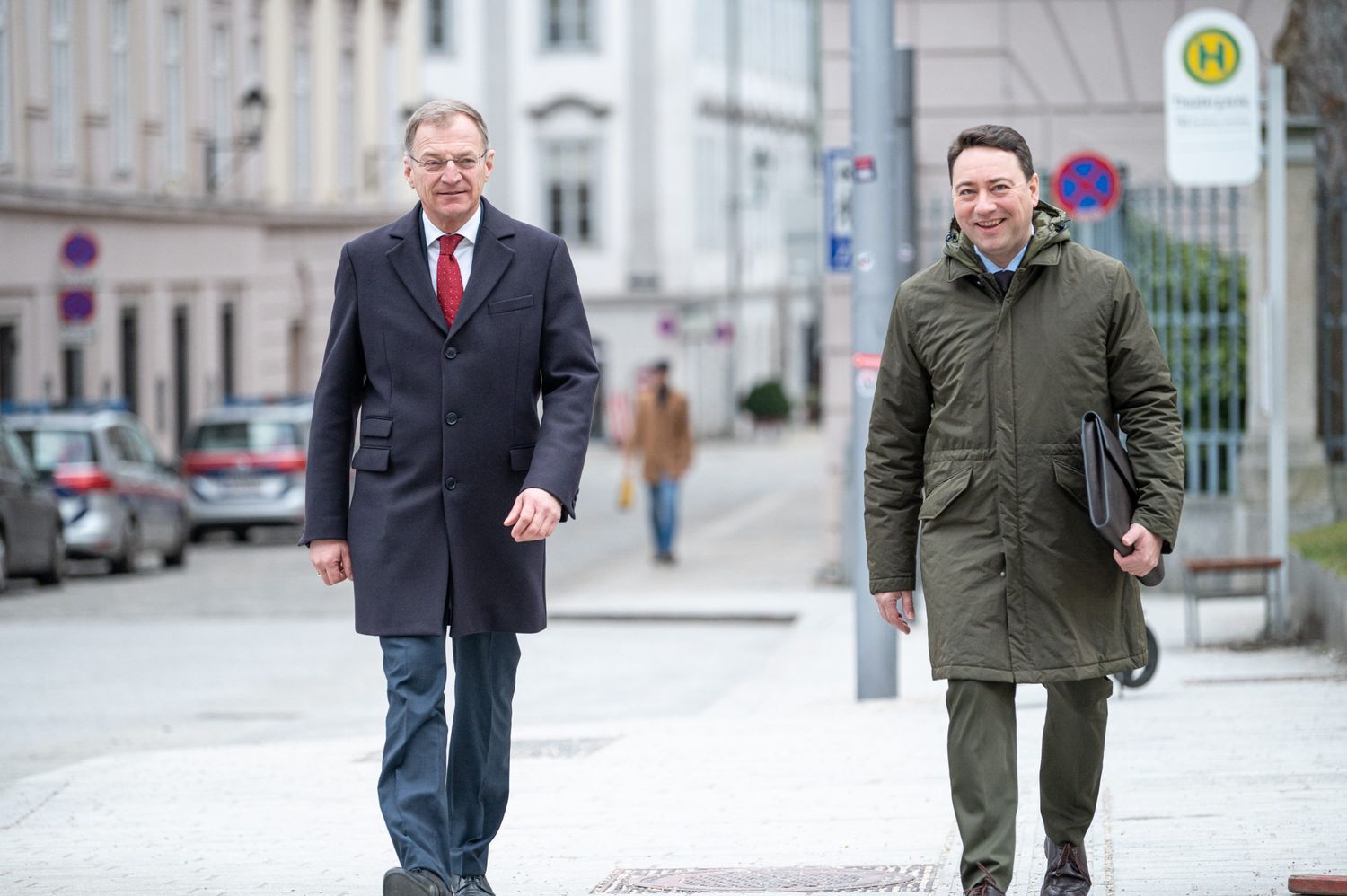 Thomas Stelzer (l.) und Manfred Haimbuchner