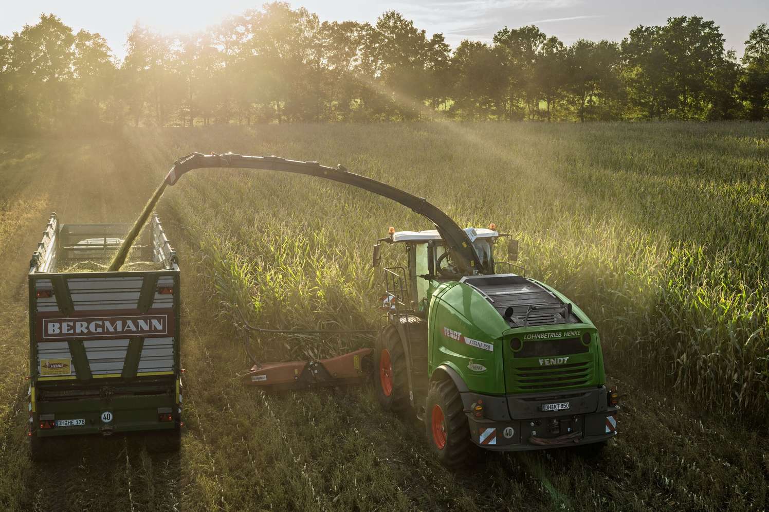 Katana-Feldhäcksler mit Fendt ForageQualityCam