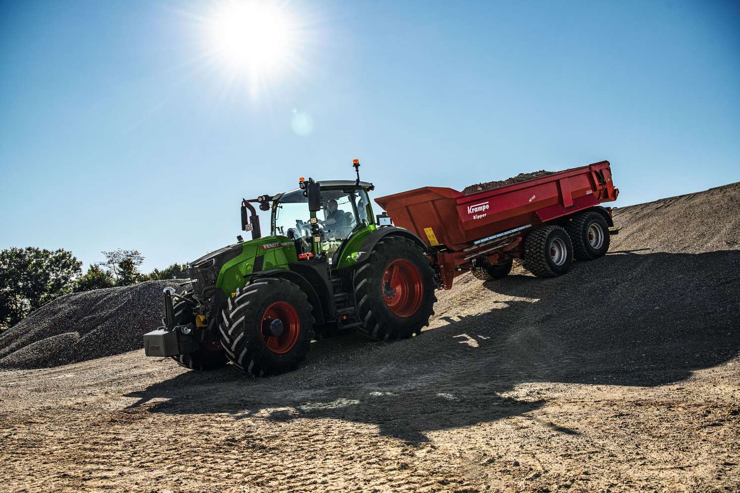 Traktor mit Anänger