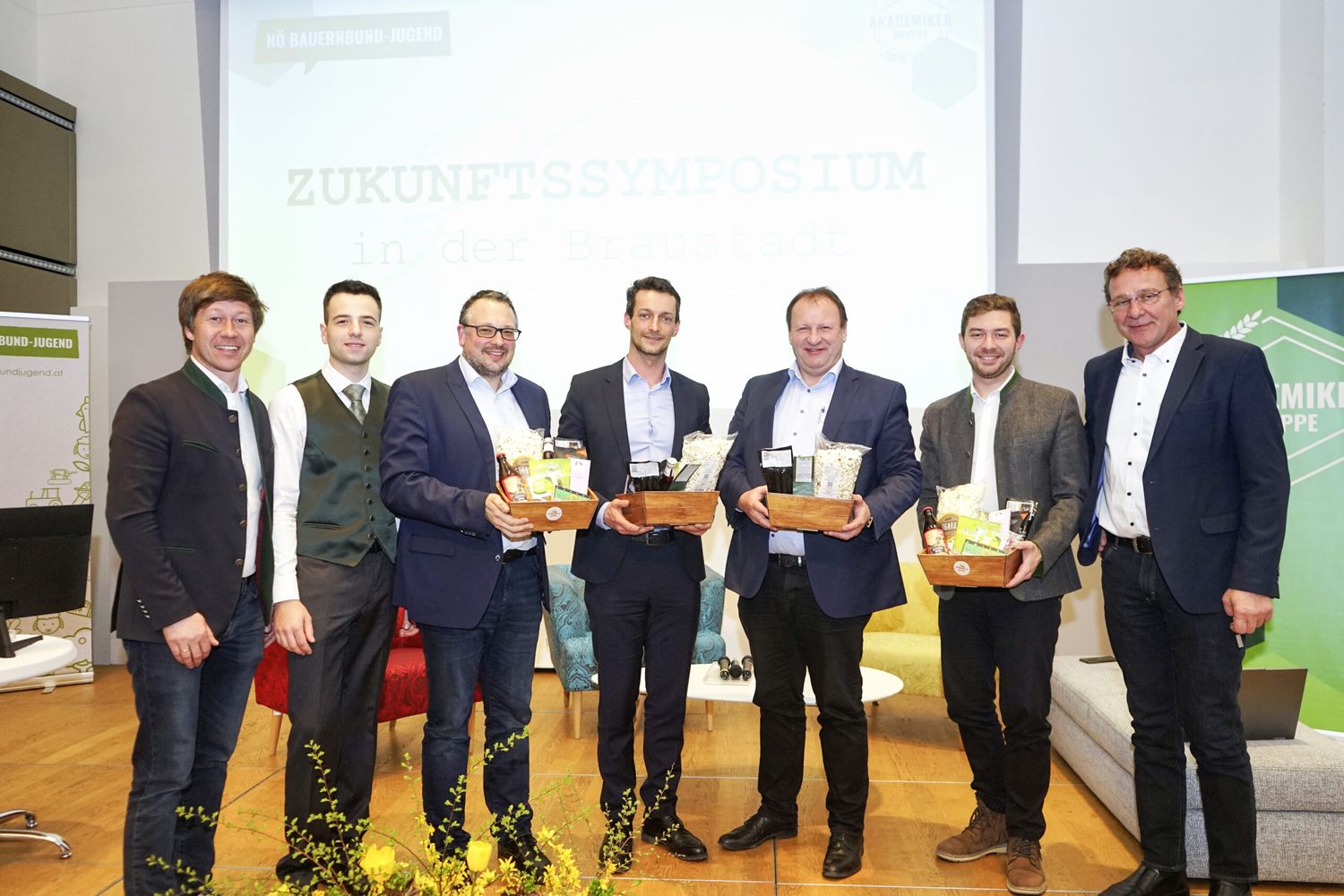 V. l.: Markus Gansberger, Tobias Schöggl, Günther Tschabuschnig, Patrick Majcen, Günter Griesmayr, Fabian Butzenlechner und Martin Kerschbaumer