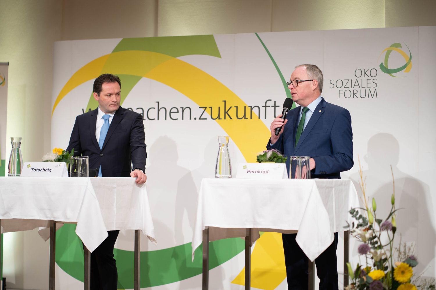 Totschnig und Pernkopf bei der 70. Wintertagung