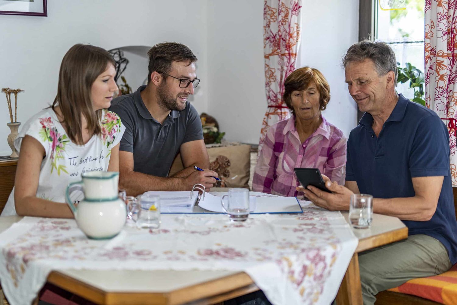 Bäuerliche Familie